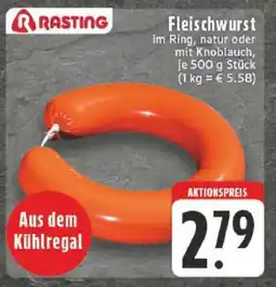Edeka Rasting Fleischwurst Angebot
