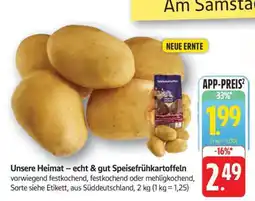 Edeka Unsere Heimat – echt & gut Speisefrühkartoffeln Angebot