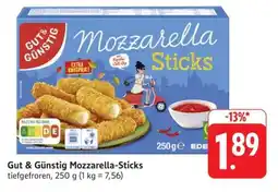 Edeka Gut&Günstig Mozzarella- Sticks Angebot