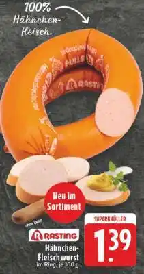 Edeka Rasting Hähnchen-Fleischwurst Angebot
