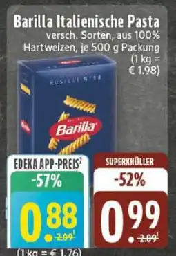 Edeka Barilla Italienische Pasta Angebot
