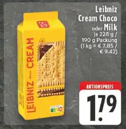 Edeka Leibniz Cream Choco oder Milk Angebot