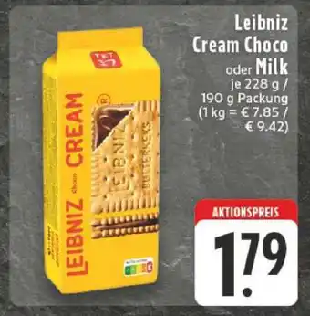 Edeka Leibniz Cream Choco oder Milk Angebot
