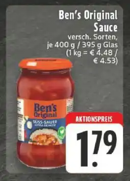 Edeka Ben’s Original Sauce Angebot
