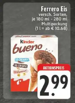 Edeka FERRERO Eis Angebot