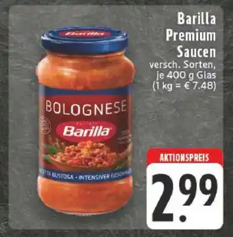 Edeka Barilla Premium Saucen Angebot
