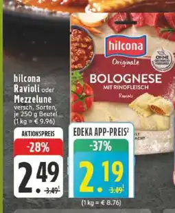 Edeka hilcona Ravioli oder Mezzelune Angebot