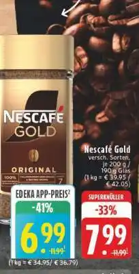 Edeka Nescafé Gold Angebot