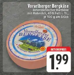 Edeka Vorarlberger Bergkäse Angebot