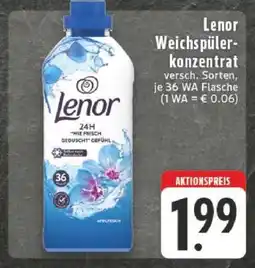 Edeka Lenor Weichspülerkonzentrat Angebot