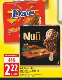 Edeka Nuii, Daim, Milka, Toblerone oder Oreo Eis Angebot