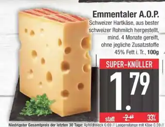 Edeka Emmentaler A.O.P Angebot