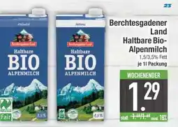 Edeka Berchtesgadener Land Haltbare Bio Alpenmilch Angebot