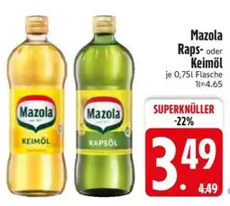 Edeka Mazola Raps- oder Keimöl Angebot