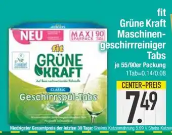 Edeka fit Grüne Kraft Maschinengeschirrreiniger Tabs Angebot