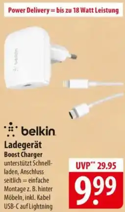 Famila Nord Ost belkin Ladegerät Boost Charger Angebot