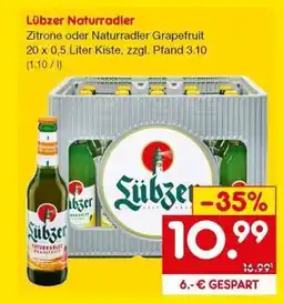 Netto Marken-Discount LÜBZER Naturradler Angebot