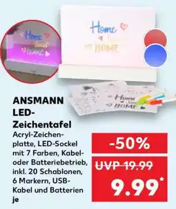 Kaufland ANSMANN LED-Zeichentafel Angebot