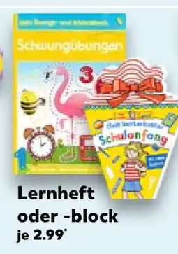 Kaufland Lernheft oder -block Angebot