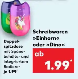 Kaufland Schreibwaren Einhorn oder Dino Angebot