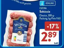 Aldi Süd CUCINA Salsiccia Angebot