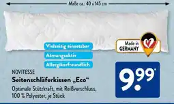 Aldi Süd NOVITESSE Seitenschläferkissen „Eco“ Angebot