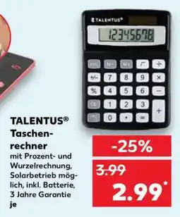 Kaufland TALENTUS Taschenrechner Angebot