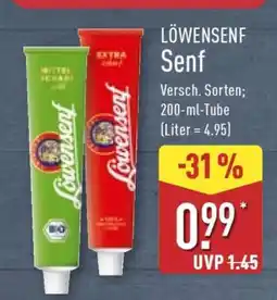 Aldi Nord LÖWENSENF Senf Angebot