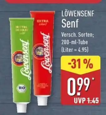 Aldi Nord LÖWENSENF Senf Angebot