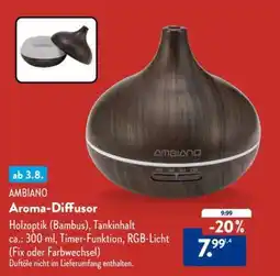 Aldi Süd AMBIA Aroma-Diffusor Angebot