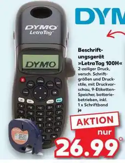 Kaufland Beschriftungsgerät LetraTag 100H Angebot
