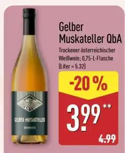 Aldi Nord Gelber Muskateller QbA Angebot