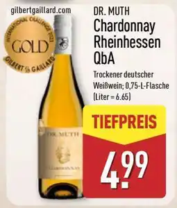 Aldi Nord DR. MUTH Chardonnay Rheinhessen QbA Angebot