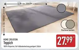 Aldi Nord HOME CREATION Teppich Angebot