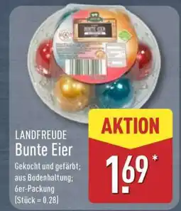 Aldi Nord LANDFREUDE Bunte Eier Angebot