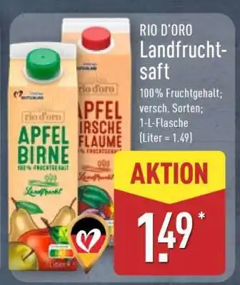 Aldi Nord RIO D’ORO Landfruchtsaft Angebot