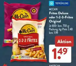 Aldi Süd McCain Frites Deluxe oder 1-2-3 Frites Original Angebot
