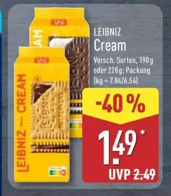 Aldi Nord LEIBNIZ Cream Angebot