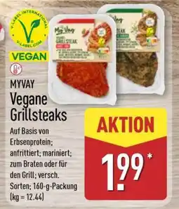 Aldi Nord MYVAY Vegane Grillsteaks Angebot
