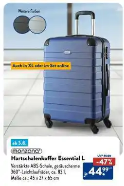 Aldi Nord Hartschalenkoffer Essential L Angebot