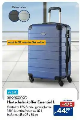 Aldi Nord Hartschalenkoffer Essential L Angebot
