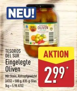 Aldi Nord TESOROS DEL SUR Eingelegte Oliven Angebot