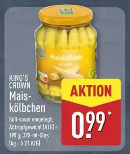 Aldi Nord KING'S CROWN Maiskölbchen Angebot