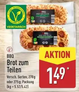 Aldi Nord BBQ Brot zum Teilen Angebot
