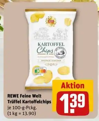 REWE REWE Feine Welt Trüffel Kartoffelchips Angebot