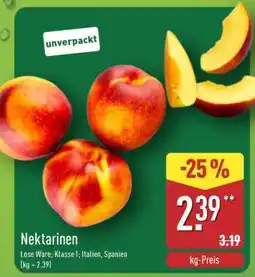 Aldi Nord Nektarinen Angebot