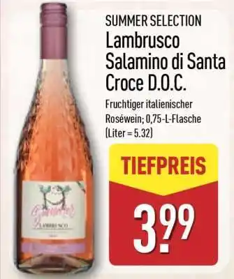 Aldi Nord Lambrusco Salamino di Santa Croce D.O.C Angebot