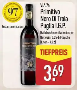 Aldi Nord VIA 76 Primitivo Nero Di Troia Puglia I.G.P Angebot