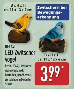 Aldi Nord BELAVI LED-Zwitschervogel Angebot