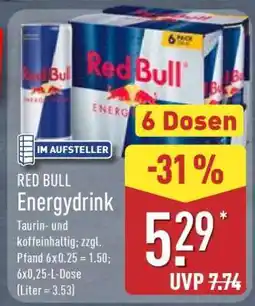Aldi Nord RED BULL Energydrink Angebot